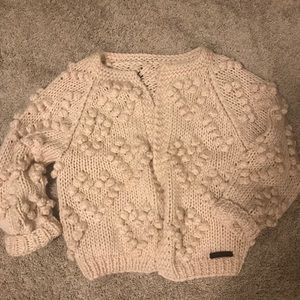 Heart cardigan sweater